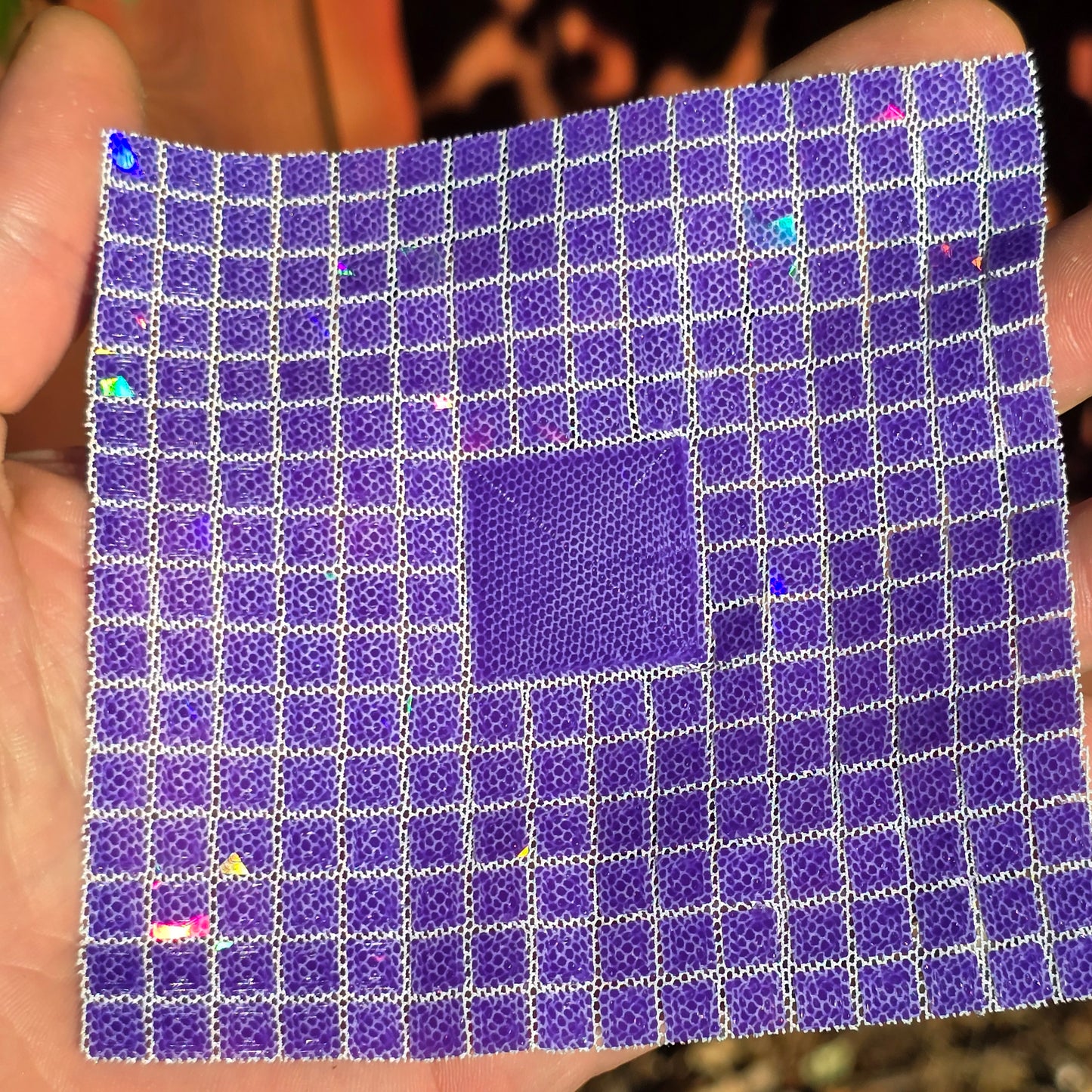 3D Printed Fabric Squares