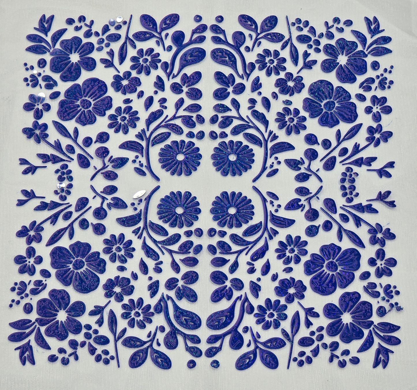 3D printed floral textile