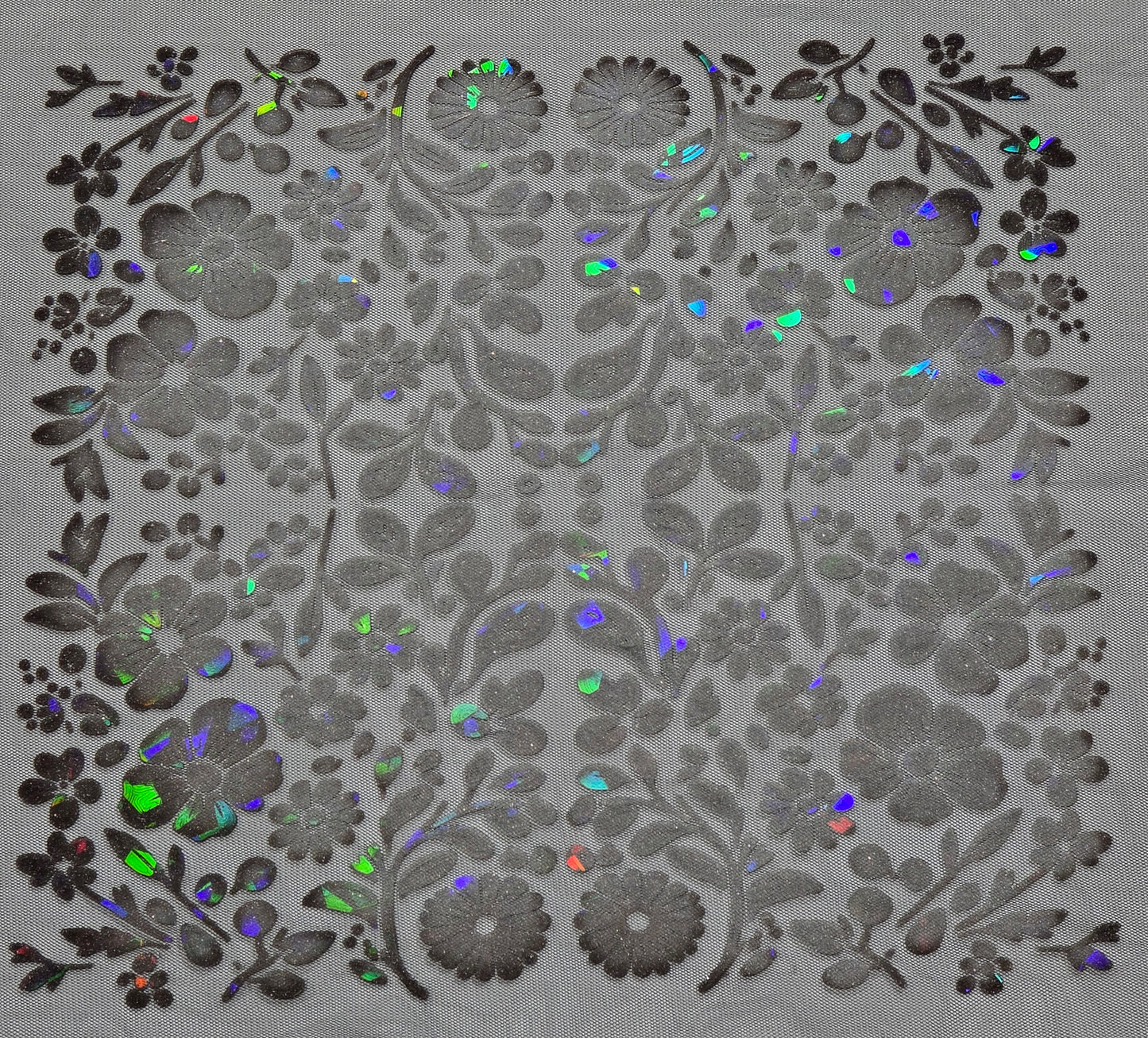 3D printed floral textile