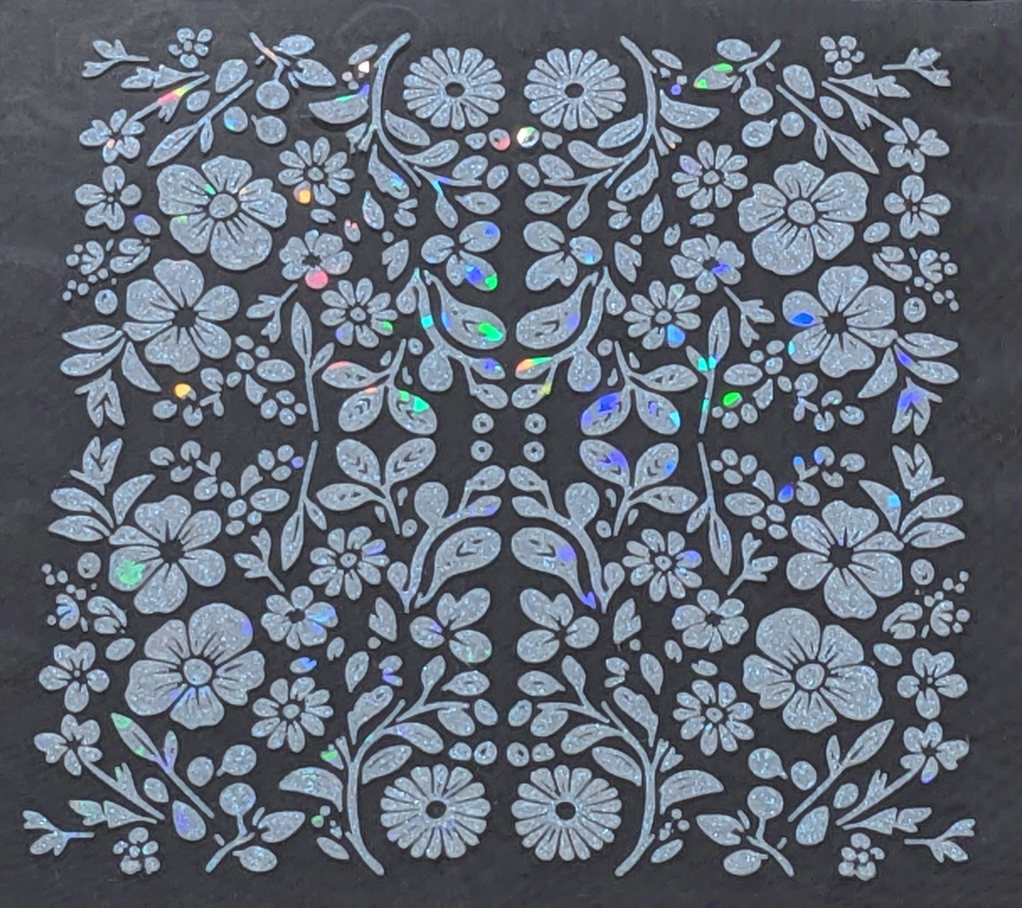 3D printed floral textile